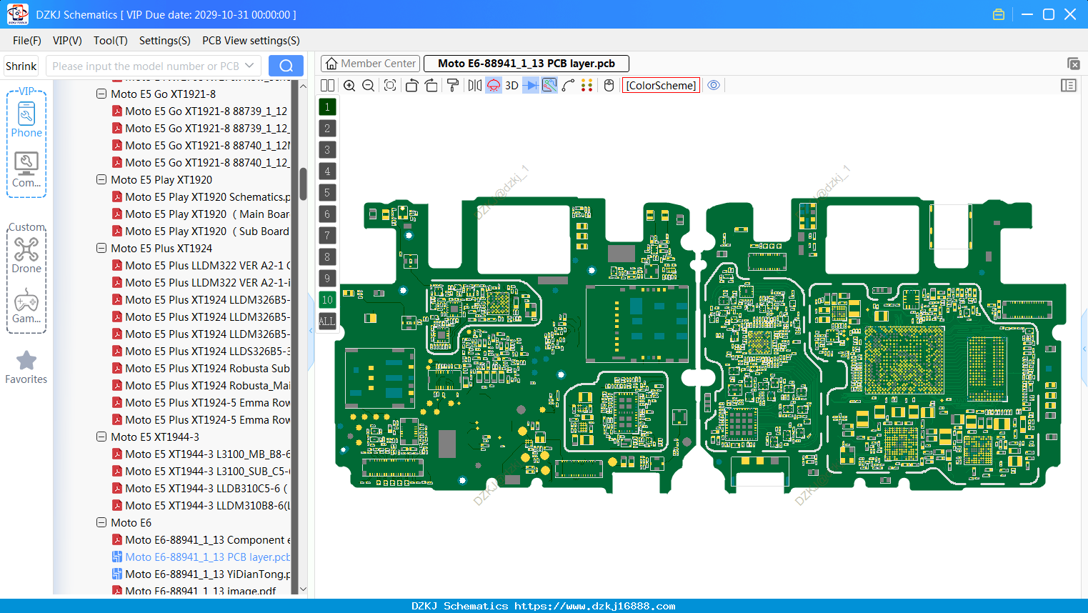 Motorola Moto E6-88941_1_13 PCB Layer